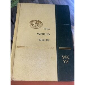 1965 The World Book Encyclopedia Volume 19 W-X-Y-Z Hardcover Reference Book